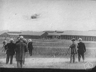 Military test flight of the Wright brothers military airplane on July 27. 1909 at Fort Myer. The flight lasted 1 hour and 12 minutes, setting a world record for a plane with a passenger.